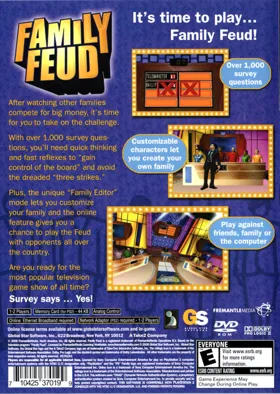 Family Feud box cover back